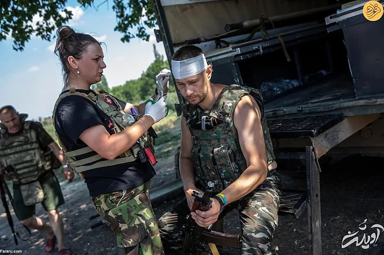 زنان نظامی اوکراینی در خط مقدم جنگ با روسیه/ عکس
